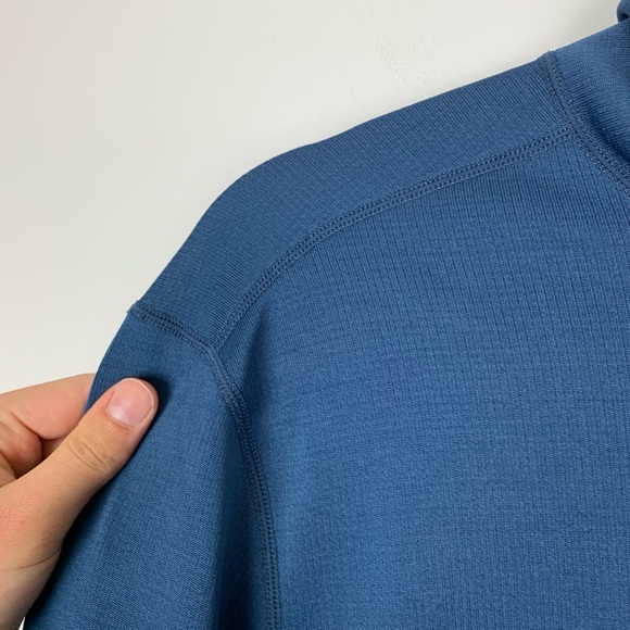 REI Blue Midweight Polartec Power Dry Zip-T 802277 - Picture 5 of 9